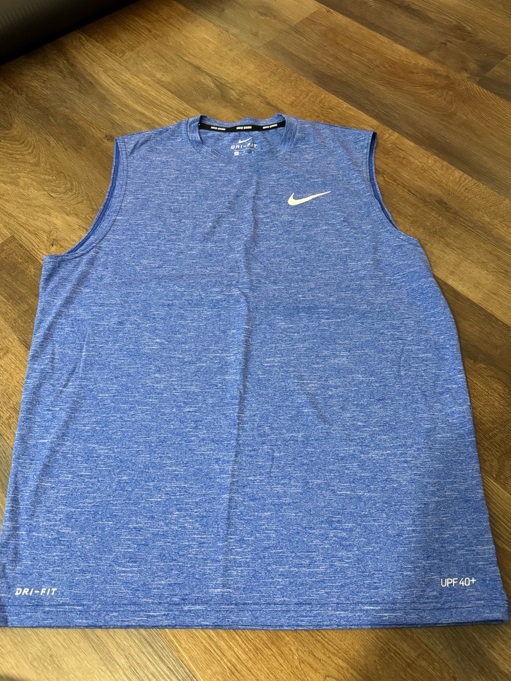 Nike Swim - Men’s Dri-FIT Sleeveless Tank Top - Royal Blue Heather - Size M
